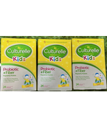 (3) Culturelle Kids Probiotics + Fiber Regularity 24 Packets Expires 9/2026 - €37,37 EUR