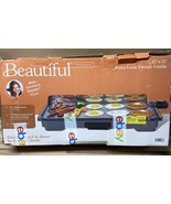 Beautiful XL Electric Griddle 12&quot; x 22&quot; - Non-Stick, GREY - NEW OPEN BOX - $19.09 CAD