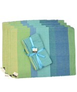 Ten Thousand Villages 4 Placemats and 4 Napkins Set Handcrafted Cotton - $59.99