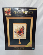 Dimensions Gold Nuggets Graceful MONARCH Butterfly 8x10 Counted Cross St... - $11.64