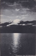 Greetings From The Adirondacks New York NY Moonlight Lake Postcard C31 - £2.33 GBP