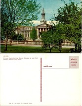 Colorado Denver City &amp; County Building View From Civic Center Vintage Postcard - £7.56 GBP
