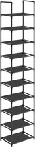 Songmics Ulsr110B02 10-Tier Shoe Shelf, Shoe Storage Organizer,, Bedroom. - £29.81 GBP