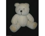 14&quot; VINTAGE 1985 WHITE BEARLAND JOINTED TEDDY BEAR STUFFED ANIMAL PLUSH ... - $33.25
