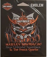 Voodoo Harley-Davidson French Quarter New Orleans embroidered sew on patch - £47.30 GBP