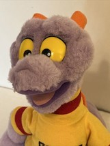 Vintage Disneyland “Figment” 10” Purple Dragon Orange Horns Mouth Open EUC - $18.69