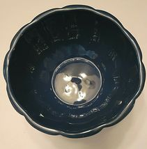 COBALT BLUE 6.5" BOWL SCALLOPED EDGES image 2