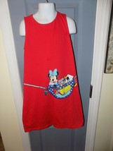 Disney Minnie Mouse Red Sleeveless Dress Size 7/8 Girl&#39;s EUC - £15.46 GBP