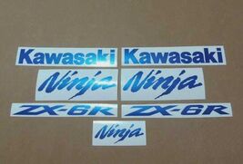 Kawasaki Ninja ZX6R Decal Graphics Kit, Blue  - $19.99