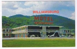 Kentucky Postcard Williamsburg Motel Restaurant - £2.34 GBP