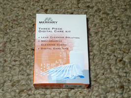 NEW Merkury Innovations 3 Piece Optics Lens Camera Digital Screen Care Kit - £5.85 GBP