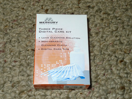 NEW Merkury Innovations 3 Piece Optics Lens Camera Digital Screen Care Kit - £5.90 GBP