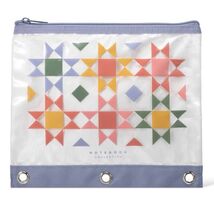 Notebook Collective Quilted Geo Pattern Double Layer Binder Pouch - €1,80 EUR Notebook Collective Quilted Geo Pattern Double Layer Binder Pouch - €1,80 EUR