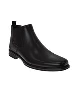 Perry Ellis Mens Boots Black Chelsea Square Toe Rubber Traction Leather ... - €68,69 EUR