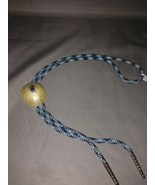 Shell Bolo Tie with Blue Rope - $186.56 MXN