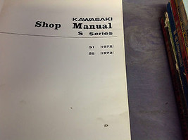 1972 KAWASAKI S1 S2 Service Shop Repair Manual FACTORY 72 DEALERSHIP BOOK x - £158.68 GBP
