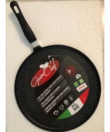NEW ROCH GUSS Grand Chef Cast Aluminum Flat Crepe Pan Made in ITALY 32 cm. with  - £79.92 GBP