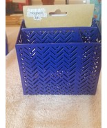 Dark Blue Magnetic Locker Bin-BRAND NEW-SHIPS SAME BUSINESS DAY - €18,07 EUR