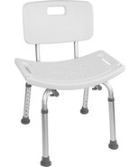Vaunn Medical Adjustable Shower Chair Seat Bench With Removable Back, To... - $71.28 CAD