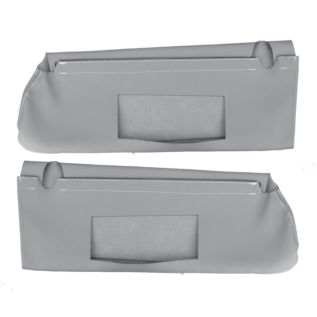 1 Pair Sun Visor Cover Trim Grey Fit For Chevrolet Tahoe Suburban 1500 GMC Yukon - £19.55 GBP