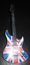Novelty British Flag Rock N Roll Band Gas Butane Guitar Torch Lighter - £15.63 GBP