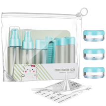 Tsa Approved Travel Toiletry Bottles Containers Kit (LEAKPROOF BPA FREE)... - $13.73