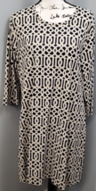 Anthony&#39;s Resort Wear Sheath Dress Womens XL Multi Geo Print Stretch Rou... - £23.08 GBP