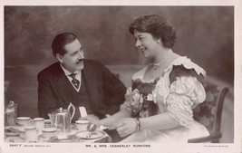 Mr Mrs Kennerley Rumford-British Baritono ~1907 Rotante Cartolina - £8.85 GBP