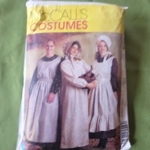 McCall&#39;s Pattern 9423 Misses Size 8-10 Pioneer Costumes Prairie Apron Bonnet Cut - £3.94 GBP
