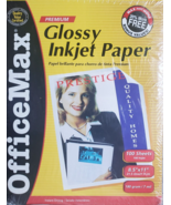 OfficeMax 100 Sheets 8.5x11 Premium Glossy Inkjet Paper - Sealed - $20.57