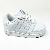 K-Swiss Ruttger White Platinum Infant Baby Casual Sneakers 22024147 - £23.39 GBP