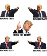 100 PCS Trump Biden Did That Stickers - Biden Did That Stickers Trump, T... - $9.74