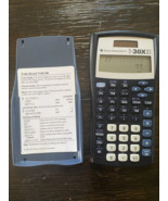 Black Texas Instruments Ti-30x IIS Business School Calculator 2 Line Dis... - $11.99