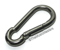 New 4&quot; Stainless Steel Spring Hook Boat Marine Rope Dock Line Chain Link... - £8.62 GBP