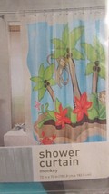 Home for Target monkey coconut trees shower curtain 72 x 72&quot; NEW NIP vinyl - £15.78 GBP
