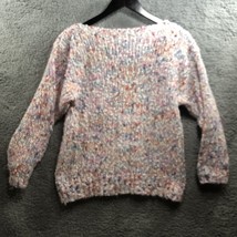 Vintage Penrose Womens Pink Knit See Through Short Sleeve Casual Sweater... - $16.00