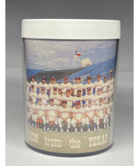 Texas Rangers Thermo Serv Plastic Coffee Cup MLB Bud Man Budweiser 1979 ... - £9.79 GBP