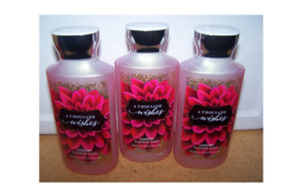 3 Bath &amp; Body Works A Thousand Wishes Luxury Bubble Bath - Prosecco Amber Peony - £37.55 GBP
