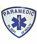 PENNSYLVANIA STATE PARAMEDIC  3 1/2&quot; x 3 1/2&quot; Highly Reflective Vinyl Decal - €4,30 EUR