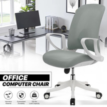 Grey Mesh Office Clerk Computer Chair Conference Desk Chair Home Office ... - £164.77 GBP