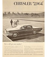 CHRYSLER $2,964 - NEWPORT - LUXURIOUS NEW YORKER -1962 Vintage Print Ad - $213.33 MXN