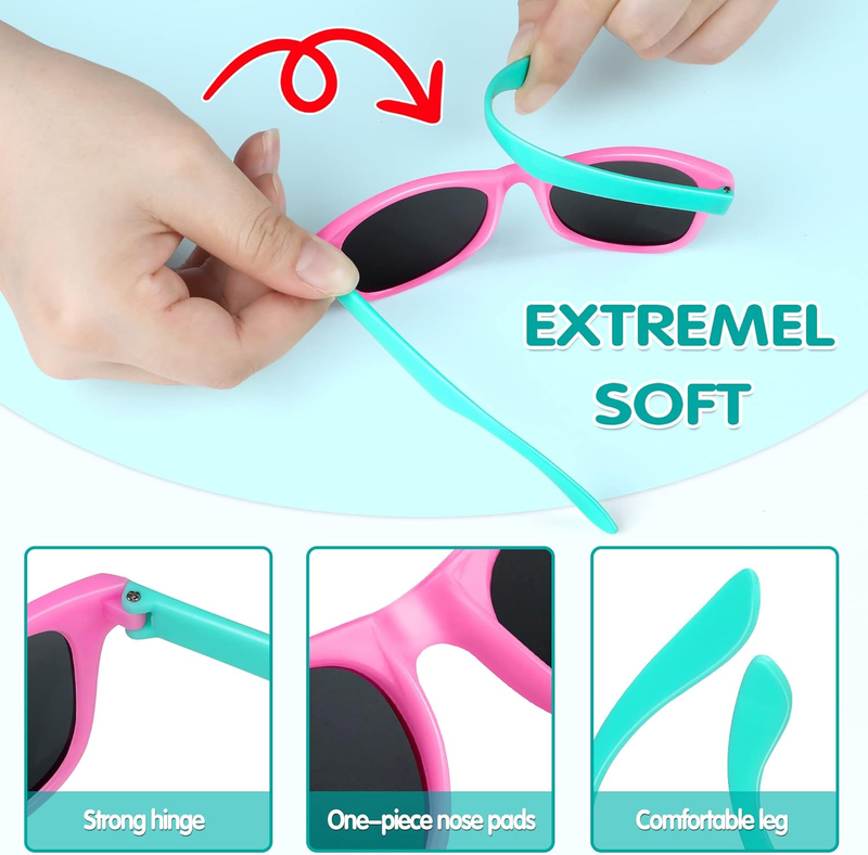 GIFTINBOX Kids Sunglasses Bulk, 24Pack Kids Sunglasses Party Favor with UV400 Pr Item image 6