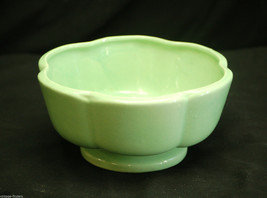 Old Vintage Art Pottery by Haeger Light Green Footed Planter Bowl USA MCM - £19.82 GBP