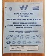 Vintage June 1988 Wagner Pipe &amp; Tubular Fittings Catalog - $30.79 CAD