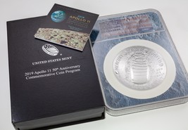 2019-P S $1 5 ML Apollo 11th 50th Anniversaire Commémoratif NGC PF70 Ucam - $477.25