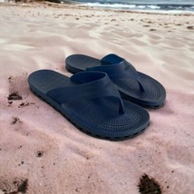 Sensi Womens Sandal 9 US 40/41 Waterproof Flip Flop thong Blue Pool Deck - £23.67 GBP