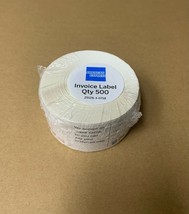 American Express Invoice Label Sticker Roll 500 - $2.99