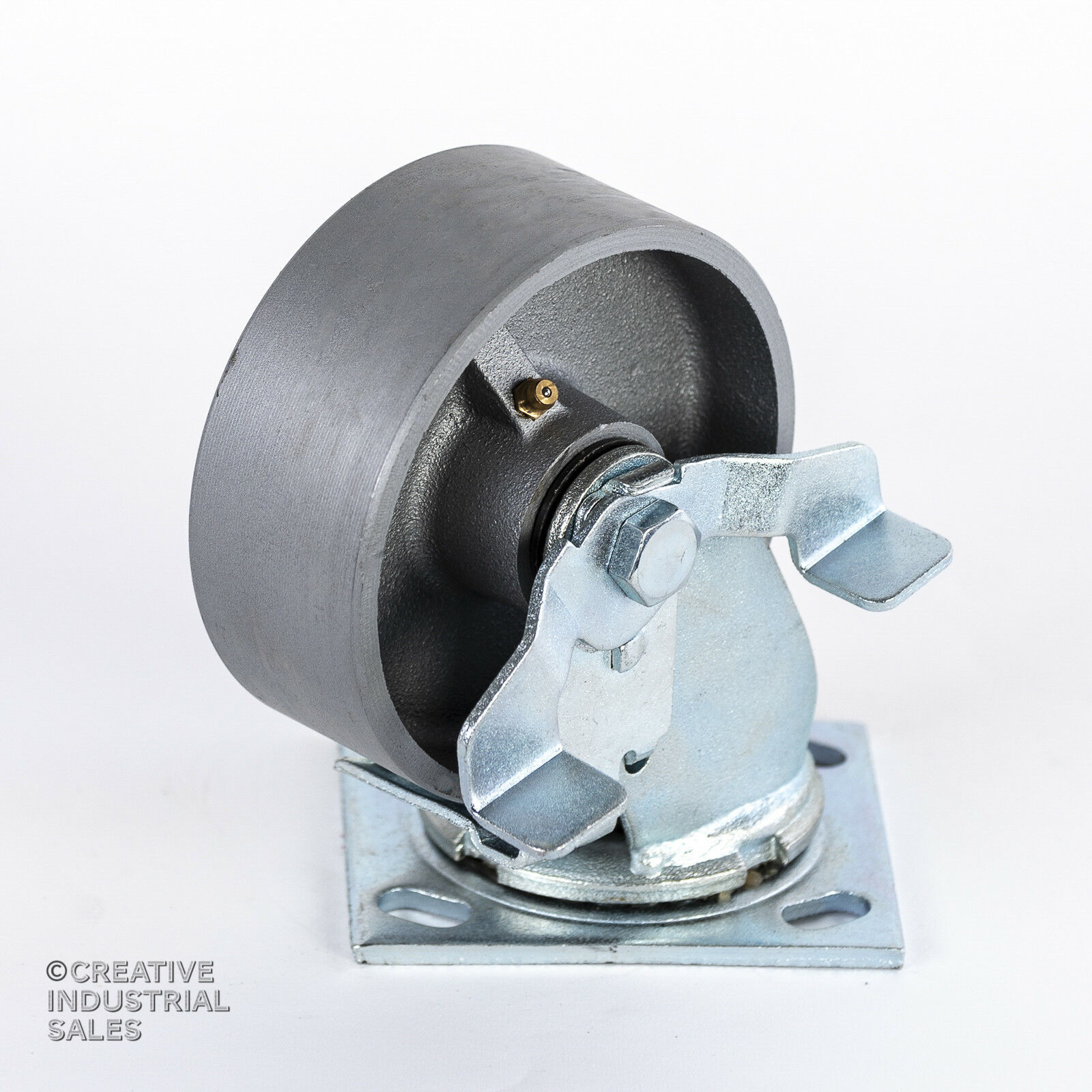 Caster Connection - Swivel Top Plate Caster: Polyurethane, 6 Wheel Dia, 2 Wheel Width, 1,000 lb Capacity, 7-1/2 OAH | MSC Direct