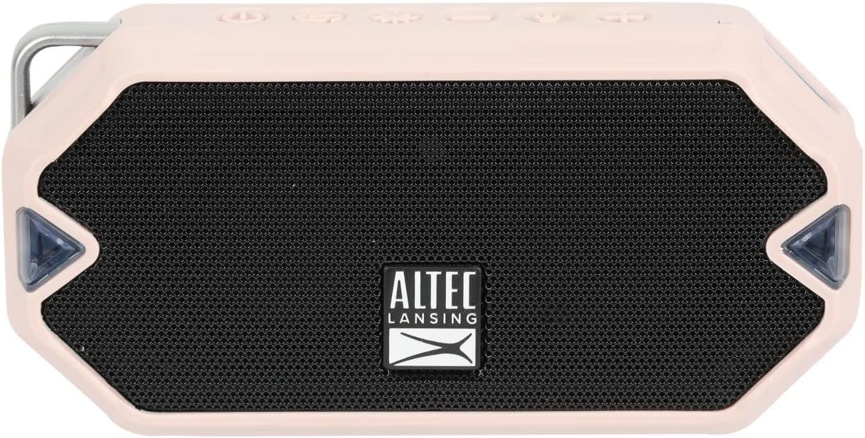 Altec Lansing Hydramini Wireless Bluetooth Speaker, Petal Pink, Ip67 Wat... - $31.92