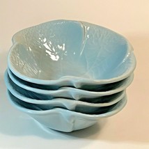 Two (2) Vintage Los Angeles Pottery Powder Blue Cabbage Bowl Laurie Gates Design - £11.18 GBP